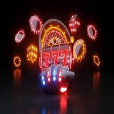Slot game reels displayed on the 777 Scatter mobile app